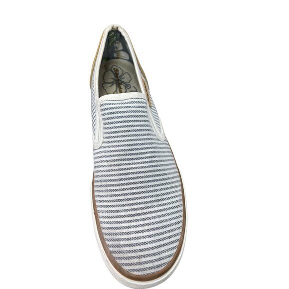 Tommy Bahama womans blue tan Slip-On loafers shoes Size 10 SKU 8868 - Picture 8 of 15
